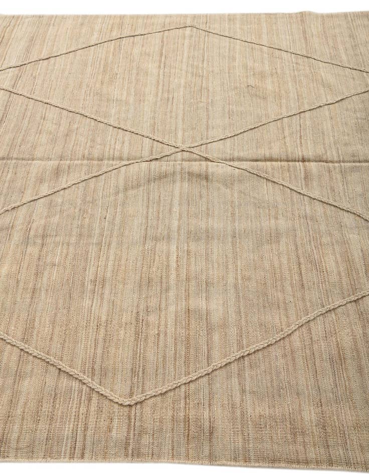 Detail image of 6' 4 x 9' 8  Hand Woven Kilim Modern Wool Rug