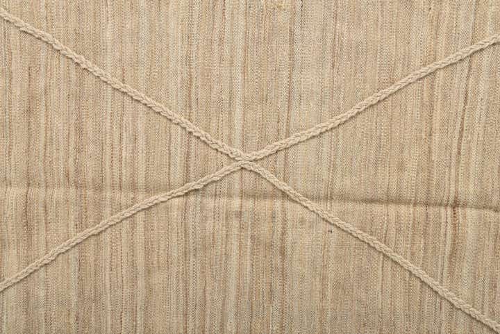6' 4 x 9' 8 Hand Woven Kilim Modern Wool Rug