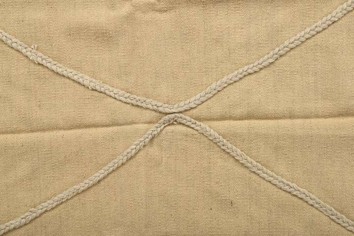 4' 2 x 6' 1 Hand Woven Kilim Modern Wool Rug