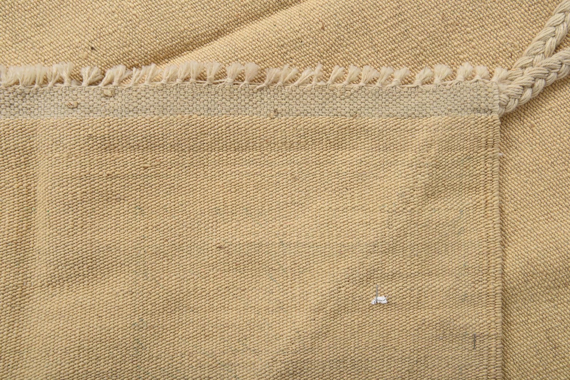 4' 2 x 6' 1 Hand Woven Kilim Modern Wool Rug