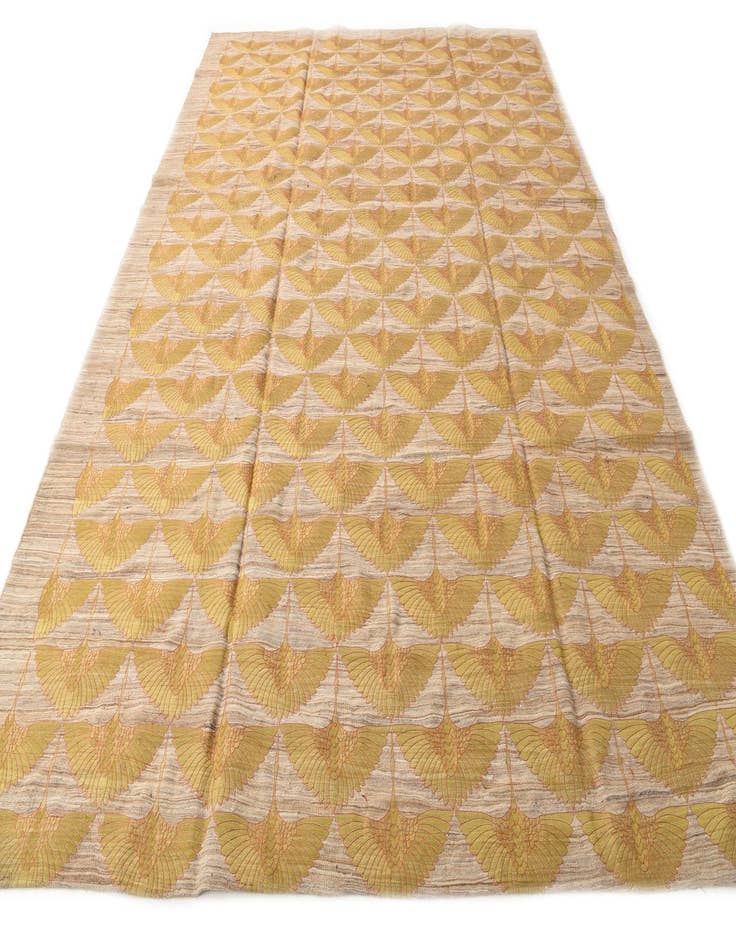 Detail image of 9' 2 x 12' 8  Hand Woven Kilim Modern Wool Rug