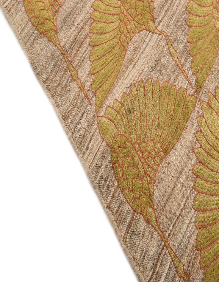 Detail image of 9' 2 x 12' 8  Hand Woven Kilim Modern Wool Rug