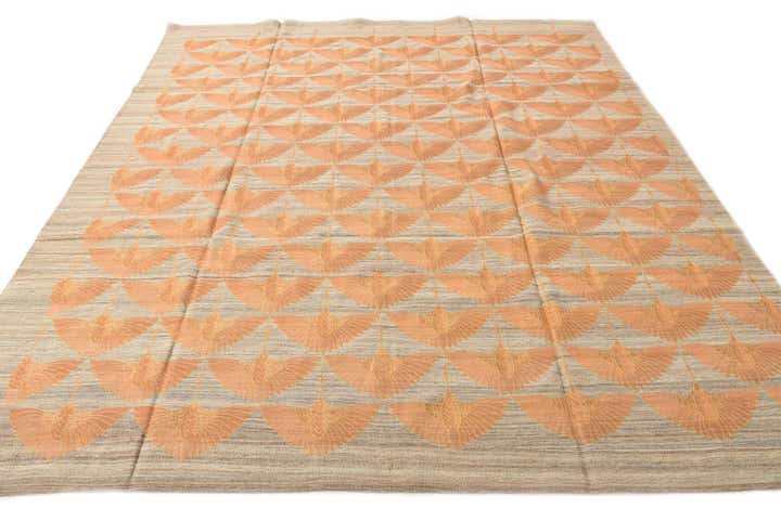 8' 5 x 9' 7 Hand Woven Kilim Modern Wool Rug