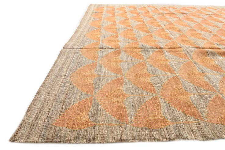 Detail image of 8' 5 x 9' 7 Hand Woven Kilim Modern Wool Rug