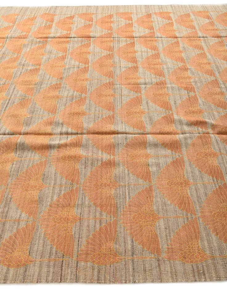 Detail image of 8' 5 x 9' 7  Hand Woven Kilim Modern Wool Rug
