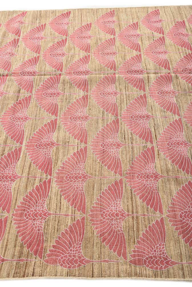 6' 1 x 9' 10 Hand Woven Kilim Modern Wool Rug