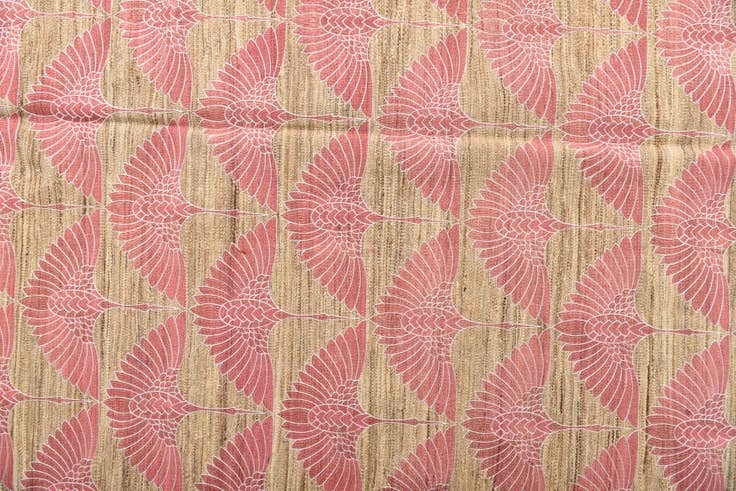 Detail image of 6' 1 x 9' 10 Hand Woven Kilim Modern Wool Rug
