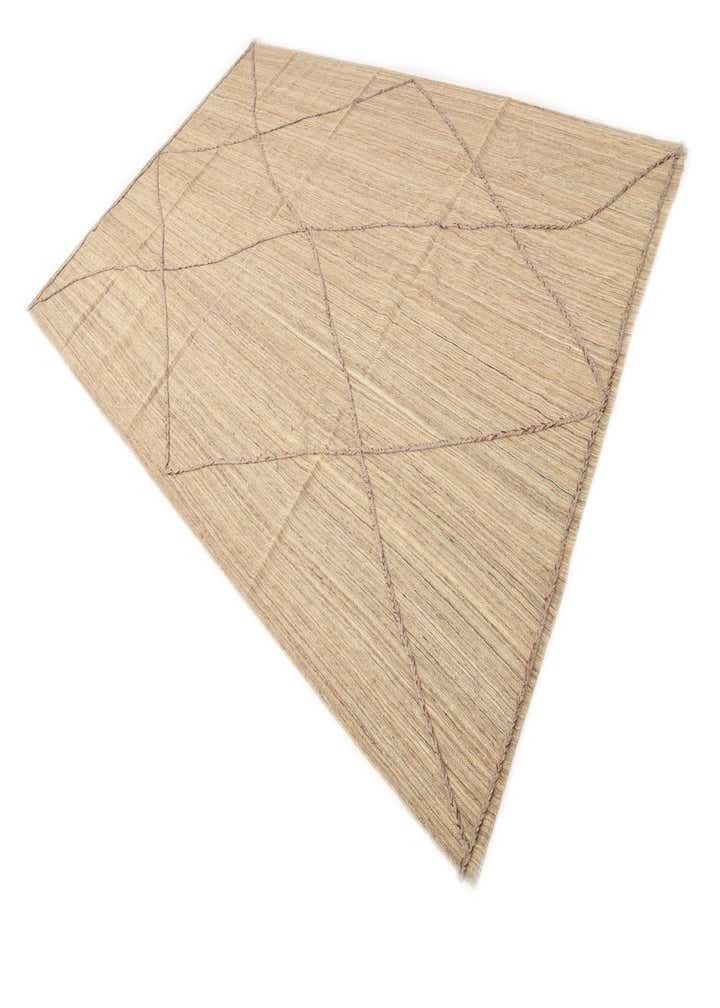 7' 10 x 12' 8 Hand Woven Kilim Modern Wool Rug