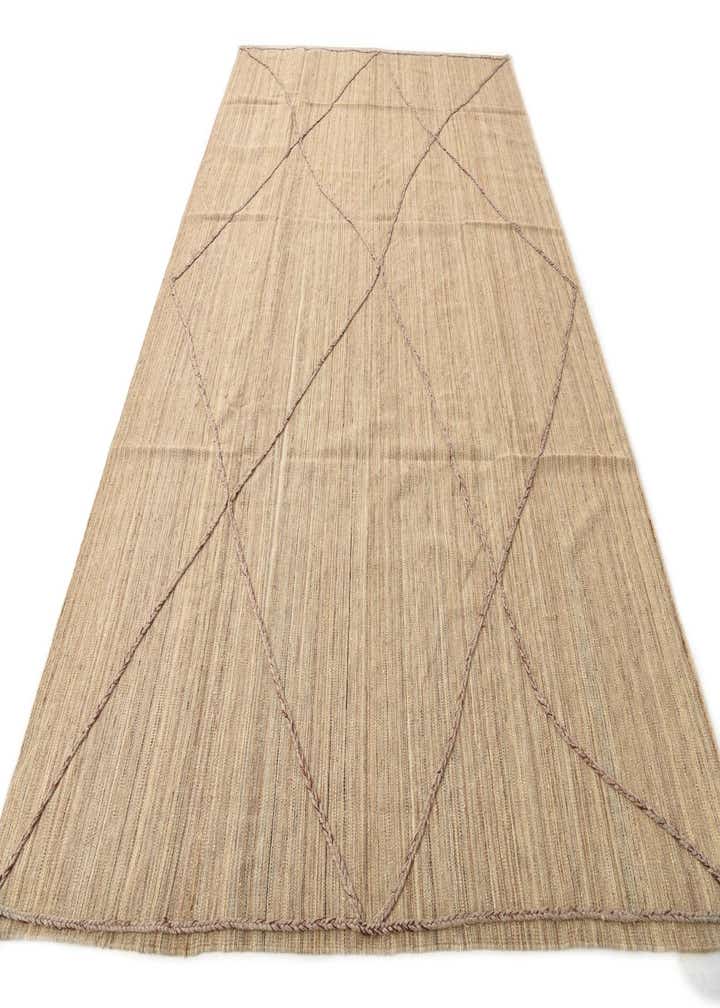 7' 10 x 12' 8 Hand Woven Kilim Modern Wool Rug