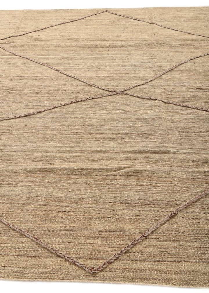 7' 10 x 12' 8 Hand Woven Kilim Modern Wool Rug