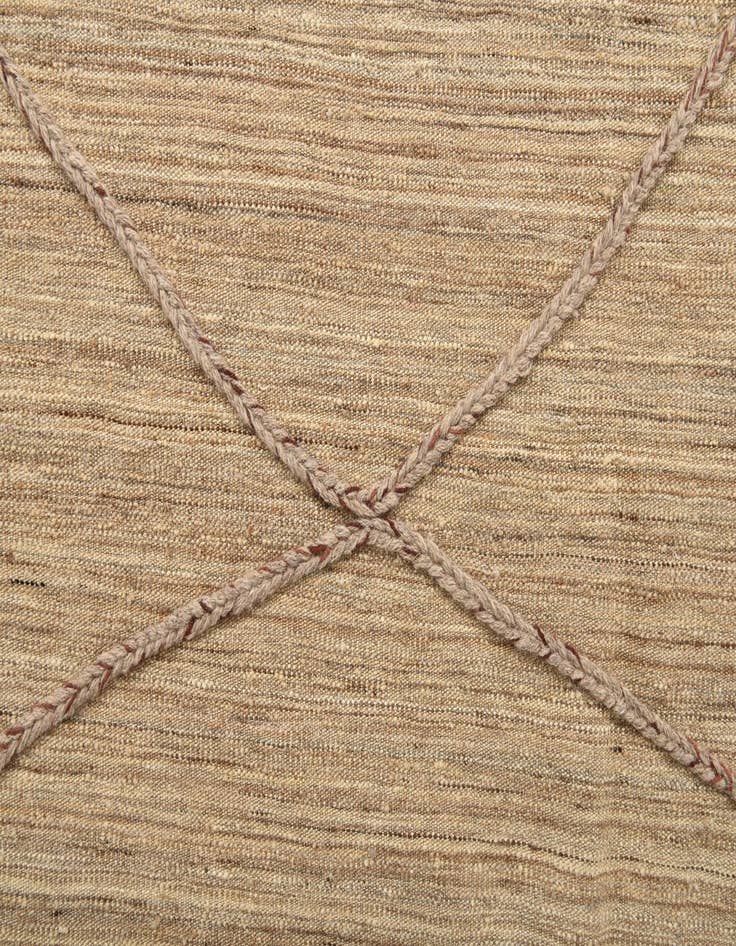Detail image of 7' 10 x 12' 8  Hand Woven Kilim Modern Wool Rug