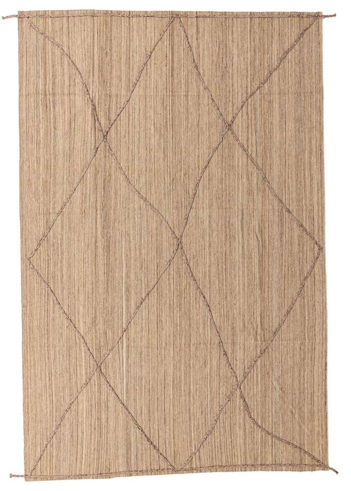7' 10 x 12' 8 Hand Woven Kilim Modern Wool Rug