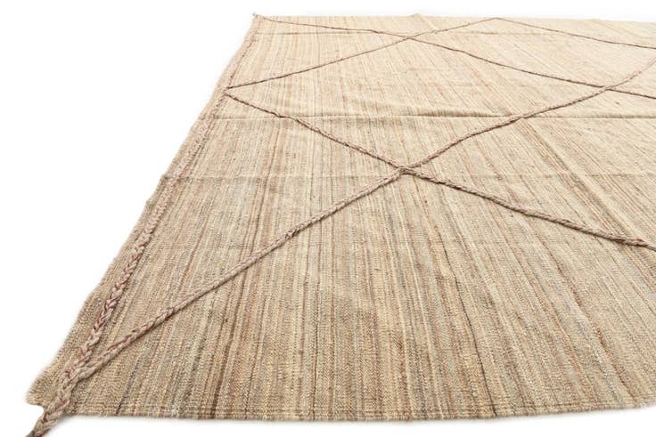Detail image of 8' 6 x 9' 10 Hand Woven Kilim Modern Wool Rug