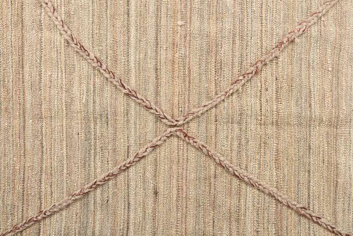 8' 6 x 9' 10 Hand Woven Kilim Modern Wool Rug