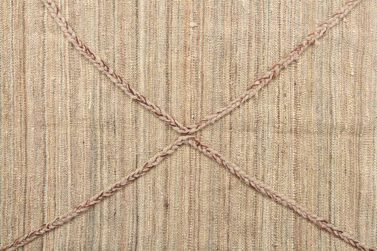 Detail image of 8' 6 x 9' 10 Hand Woven Kilim Modern Wool Rug