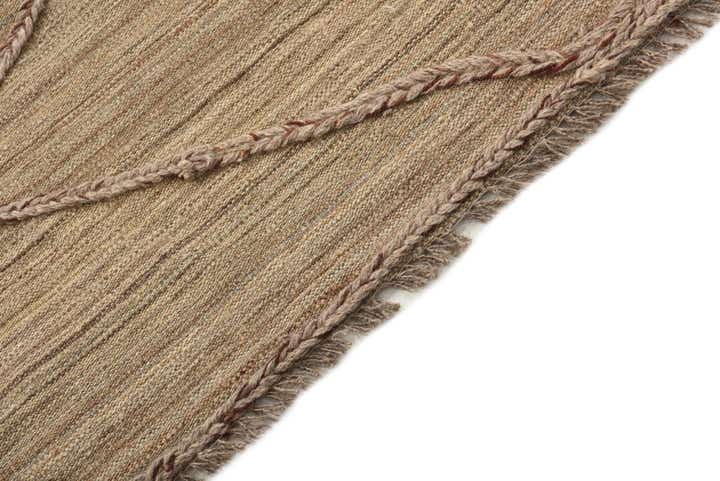 5' x 8' 7 Hand Woven Kilim Modern Wool Rug