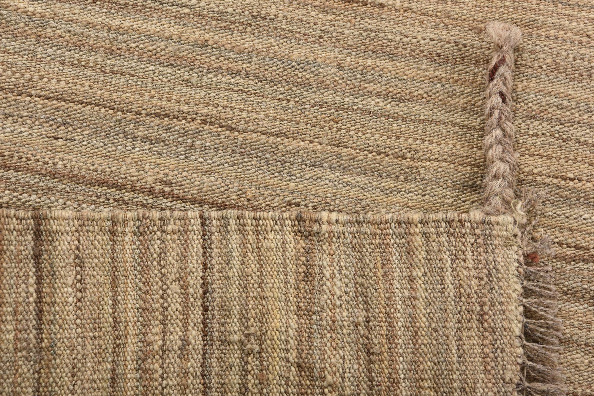 5' x 8' 7 Hand Woven Kilim Modern Wool Rug