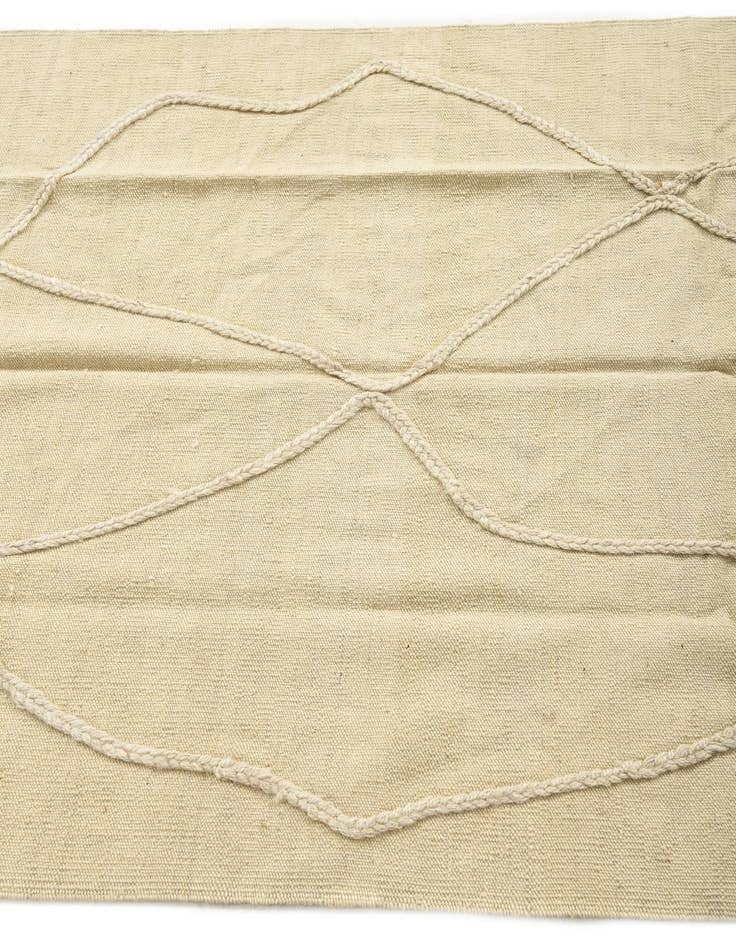 Detail image of 3' 6 x 4' 10  Hand Woven Kilim Modern Wool Rug