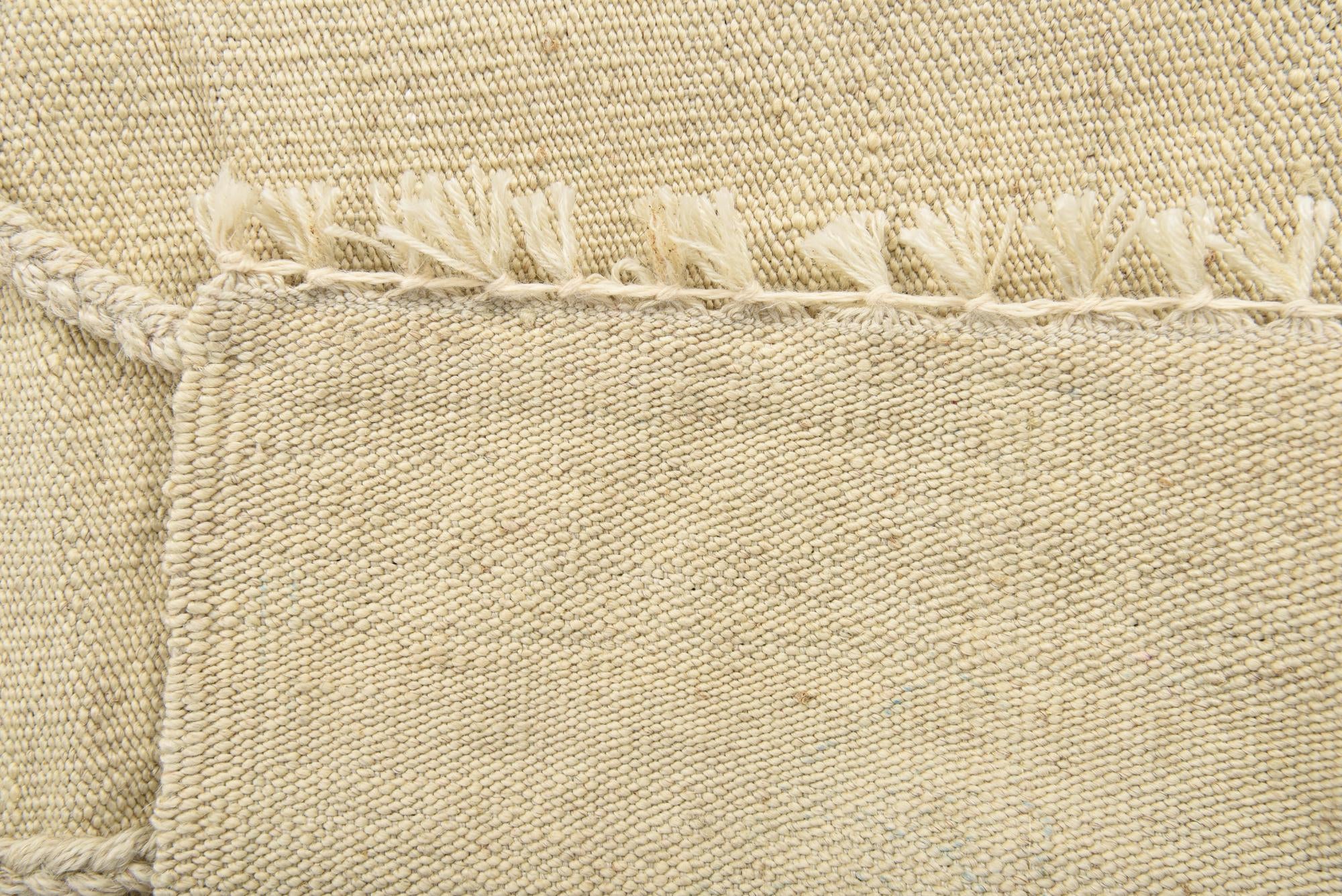 3' 6 x 4' 10 Hand Woven Kilim Modern Wool Rug