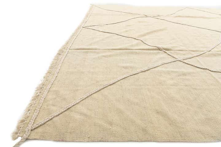 8' 7 x 10' Hand Woven Kilim Modern Wool Rug