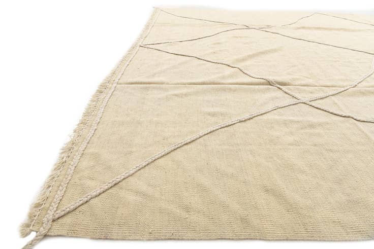 Detail image of 8' 7 x 10' Hand Woven Kilim Modern Wool Rug