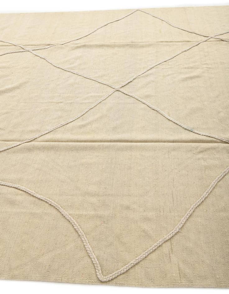 Detail image of 8' 7 x 10'  Hand Woven Kilim Modern Wool Rug