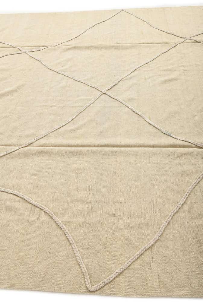 8' 7 x 10' Hand Woven Kilim Modern Wool Rug