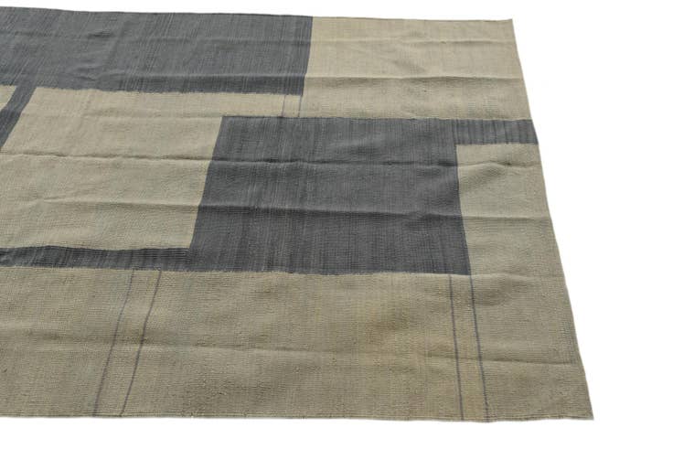 Detail image of 5' x 6' 7 Hand Woven Kilim Modern Wool Rug