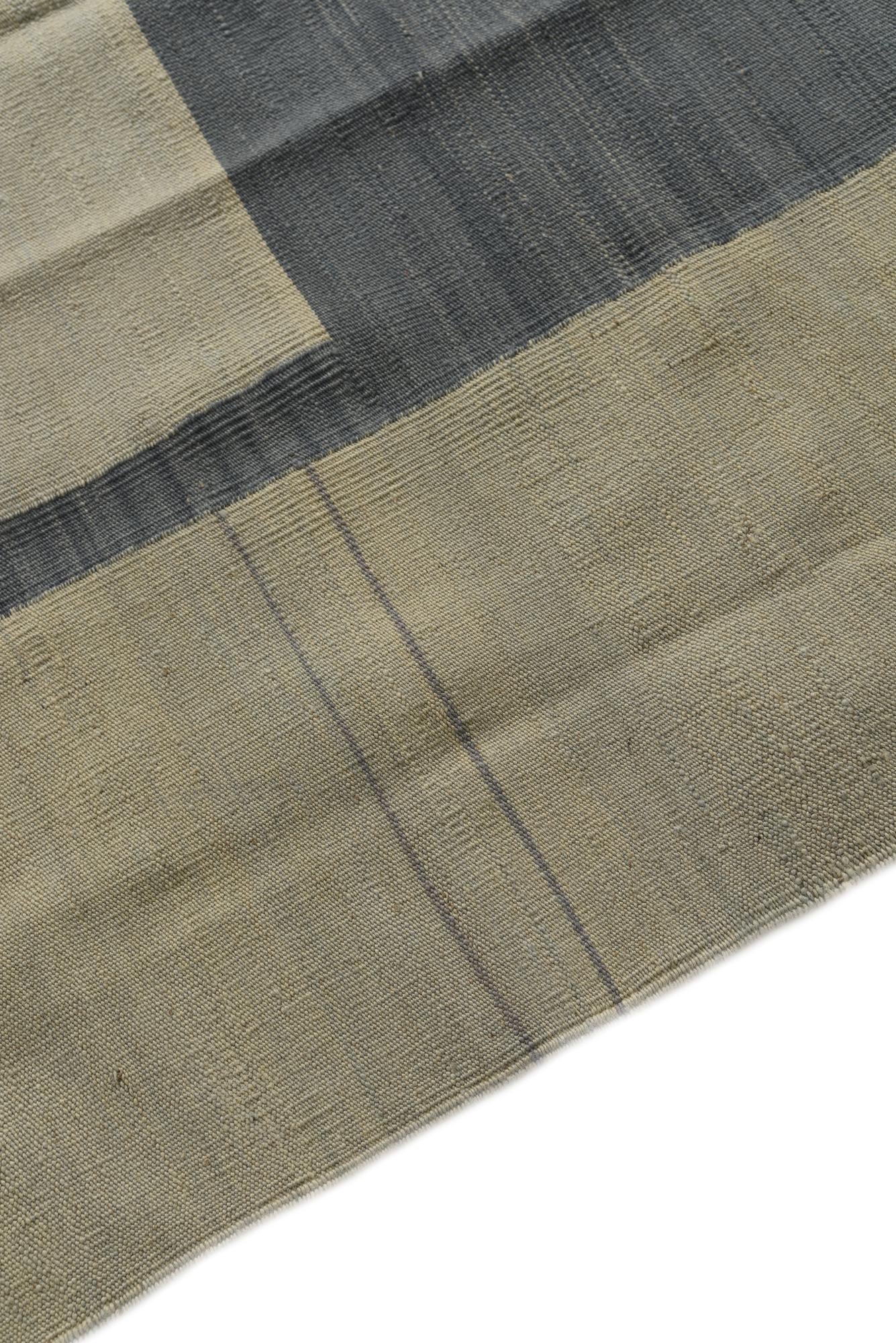 5' x 6' 7 Hand Woven Kilim Modern Wool Rug