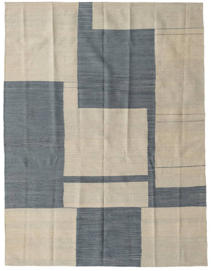 Detail image of 5' x 6' 7 Hand Woven Kilim Modern Wool Rug