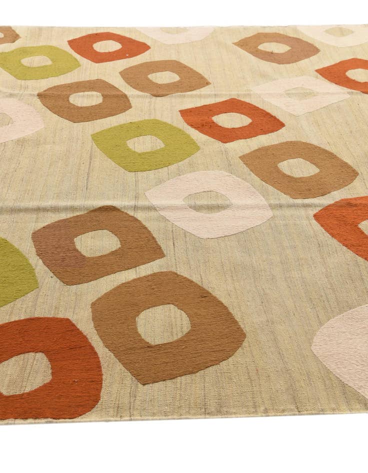 Detail image of 7' 8 x 9' 10  Hand Woven Kilim Modern Rug