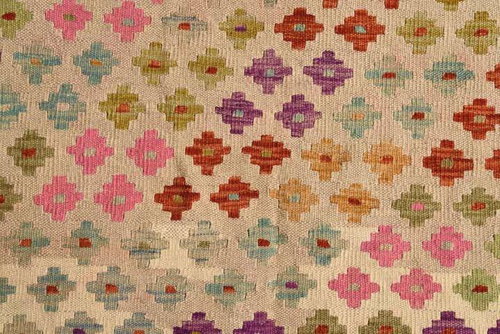8' 2 x 11' 4 Hand Woven Kilim Modern Wool Rug