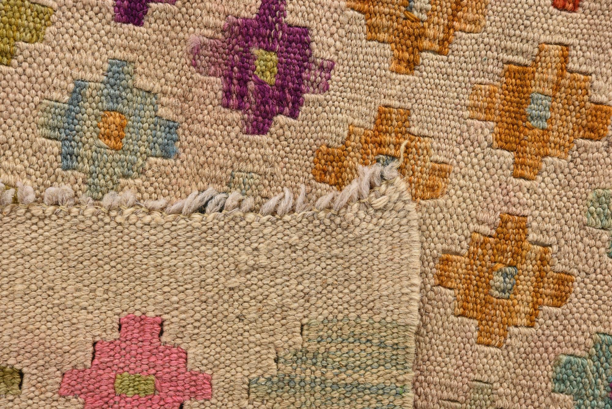 8' 2 x 11' 4 Hand Woven Kilim Modern Wool Rug