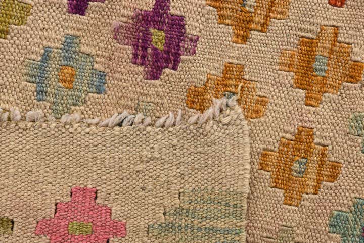 8' 2 x 11' 4 Hand Woven Kilim Modern Wool Rug