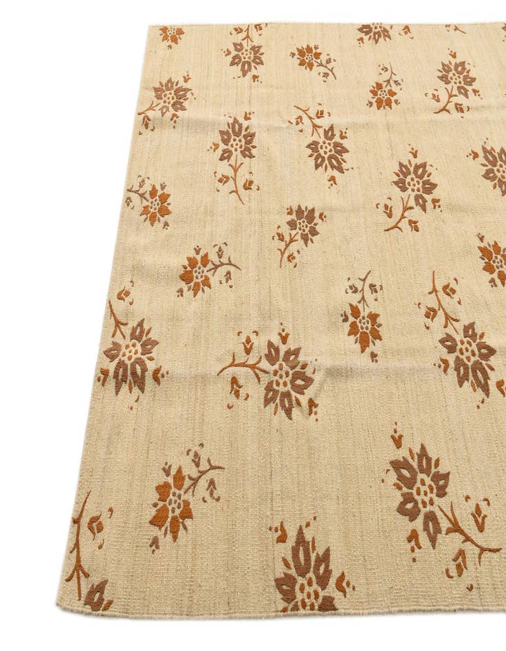 Detail image of 5' 8 x 8' 1  Hand Woven Kilim Modern Rug