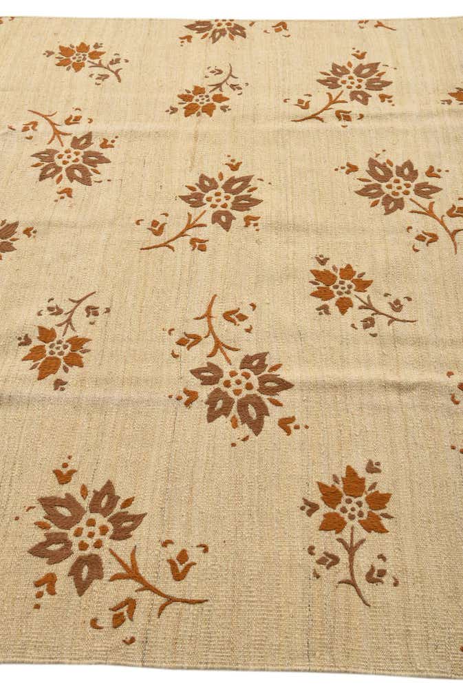 5' 8 x 8' 1 Hand Woven Kilim Modern Rug