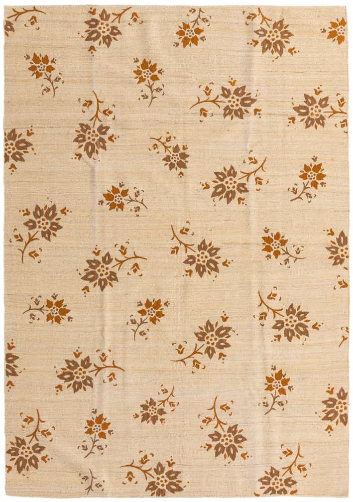 5' 8 x 8' 1 Hand Woven Kilim Modern Rug