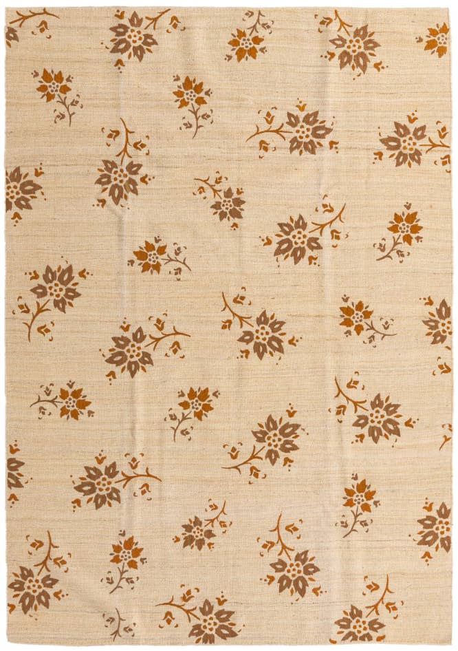 Detail image of 5' 8 x 8' 1 Hand Woven Kilim Modern Rug