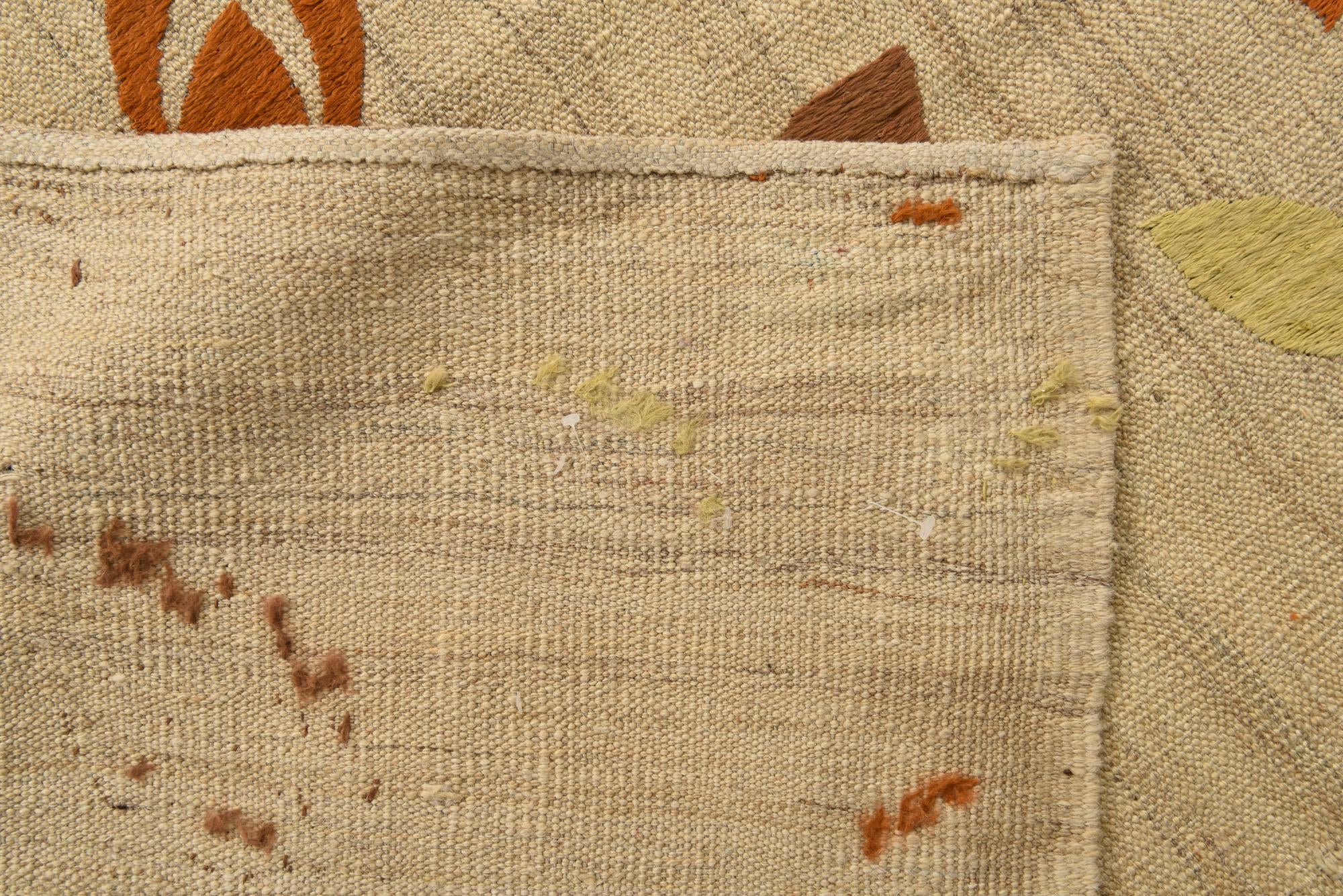 6' 1 x 8' 2 Hand Woven Kilim Modern Rug