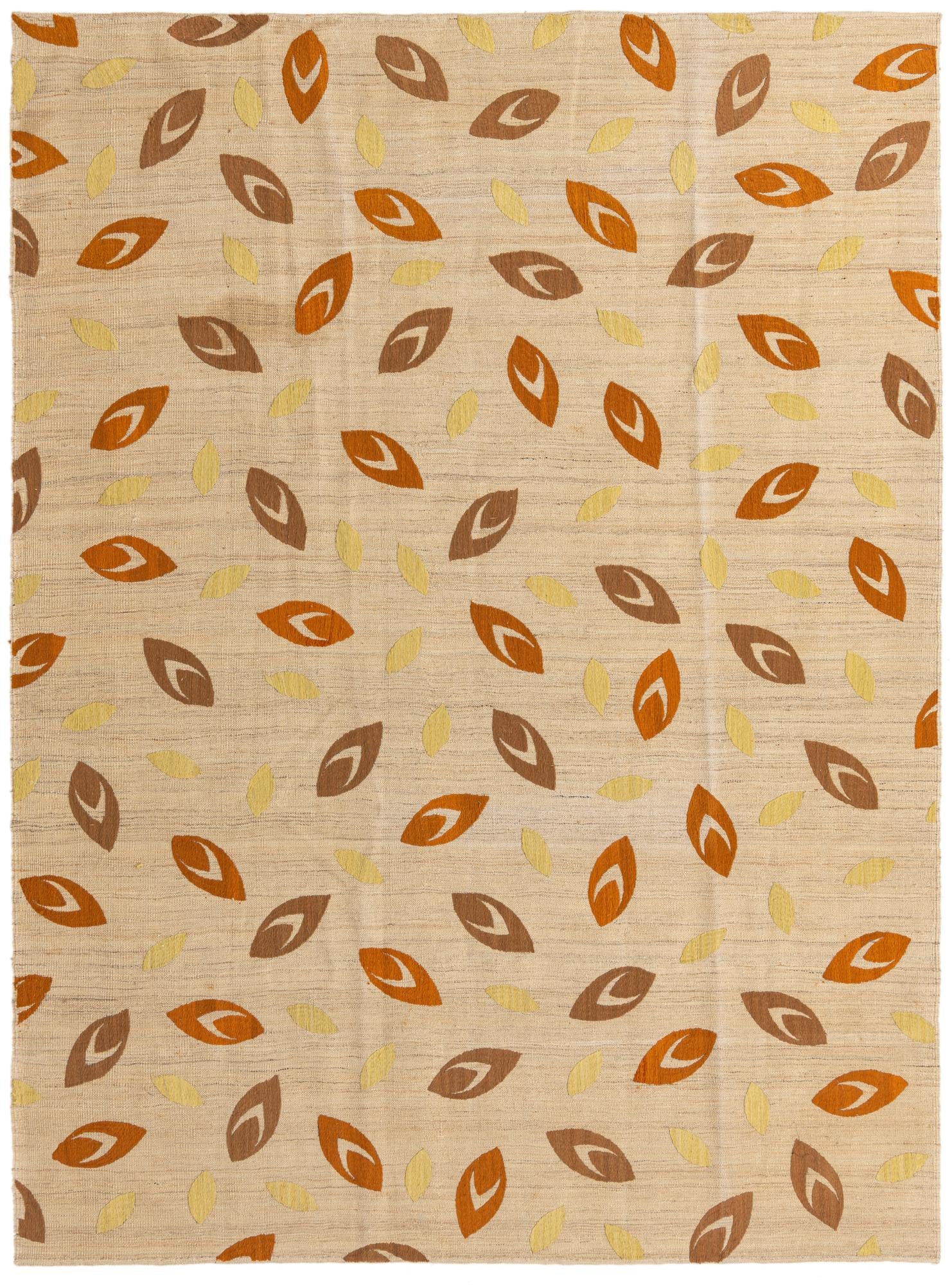 6' 1 x 8' 2 Hand Woven Kilim Modern Rug