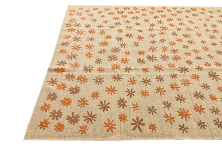 205cm x 285cm Handgewebt Kilim Modern Teppich