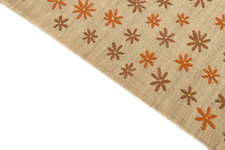 Detailansicht von 205cm x 285cm Handgewebt Kilim Modern Teppich