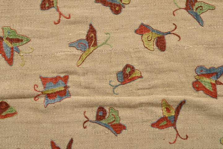 5' 10 x 7' 9 Hand Woven Kilim Modern Wool Rug