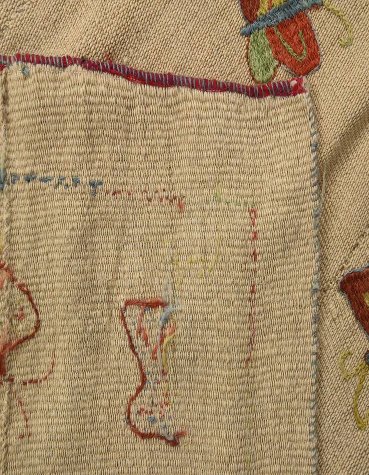 Detail image of 5' 10 x 7' 9  Hand Woven Kilim Modern Wool Rug