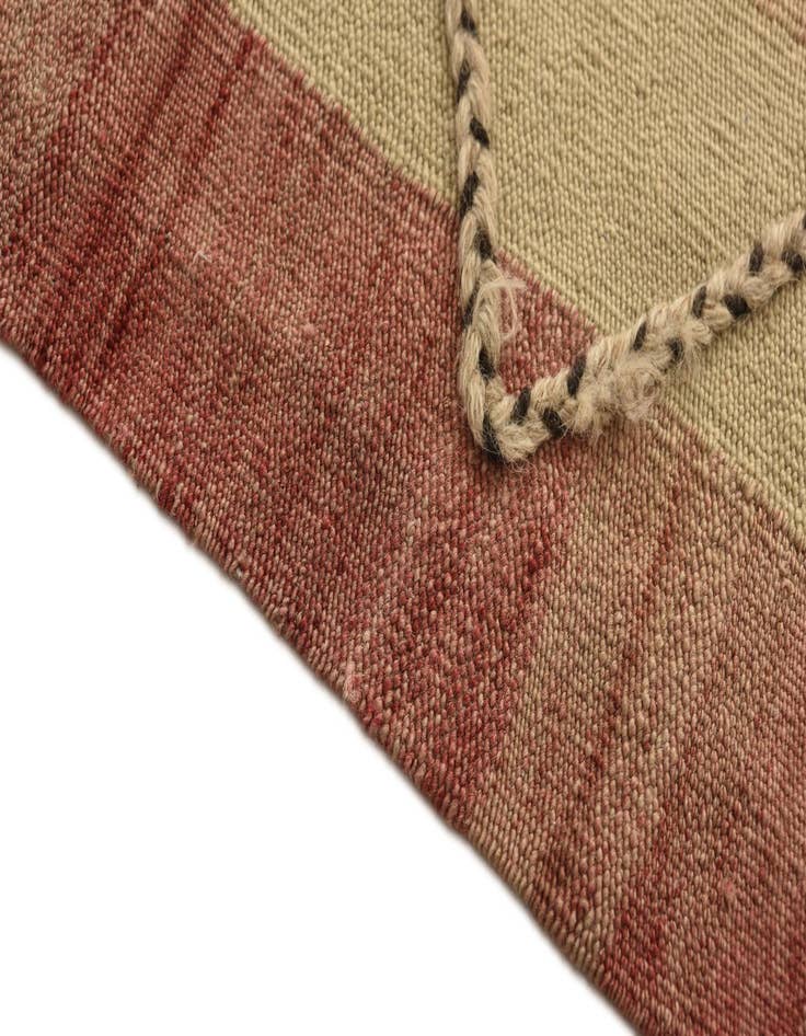 Detail image of 11' 2 x 14' 2  Hand Woven Kilim Modern Wool Rug