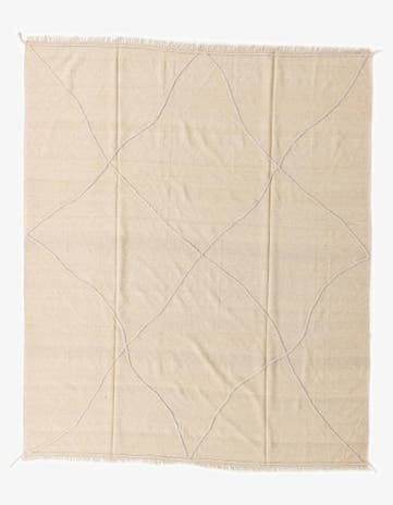 8' 7 x 10' Hand Woven Kilim Modern Wool Rug