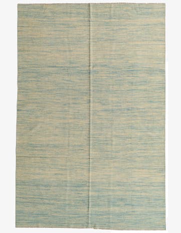 6' 5 x 9' 8 Hand Woven Kilim Modern Wool Rug