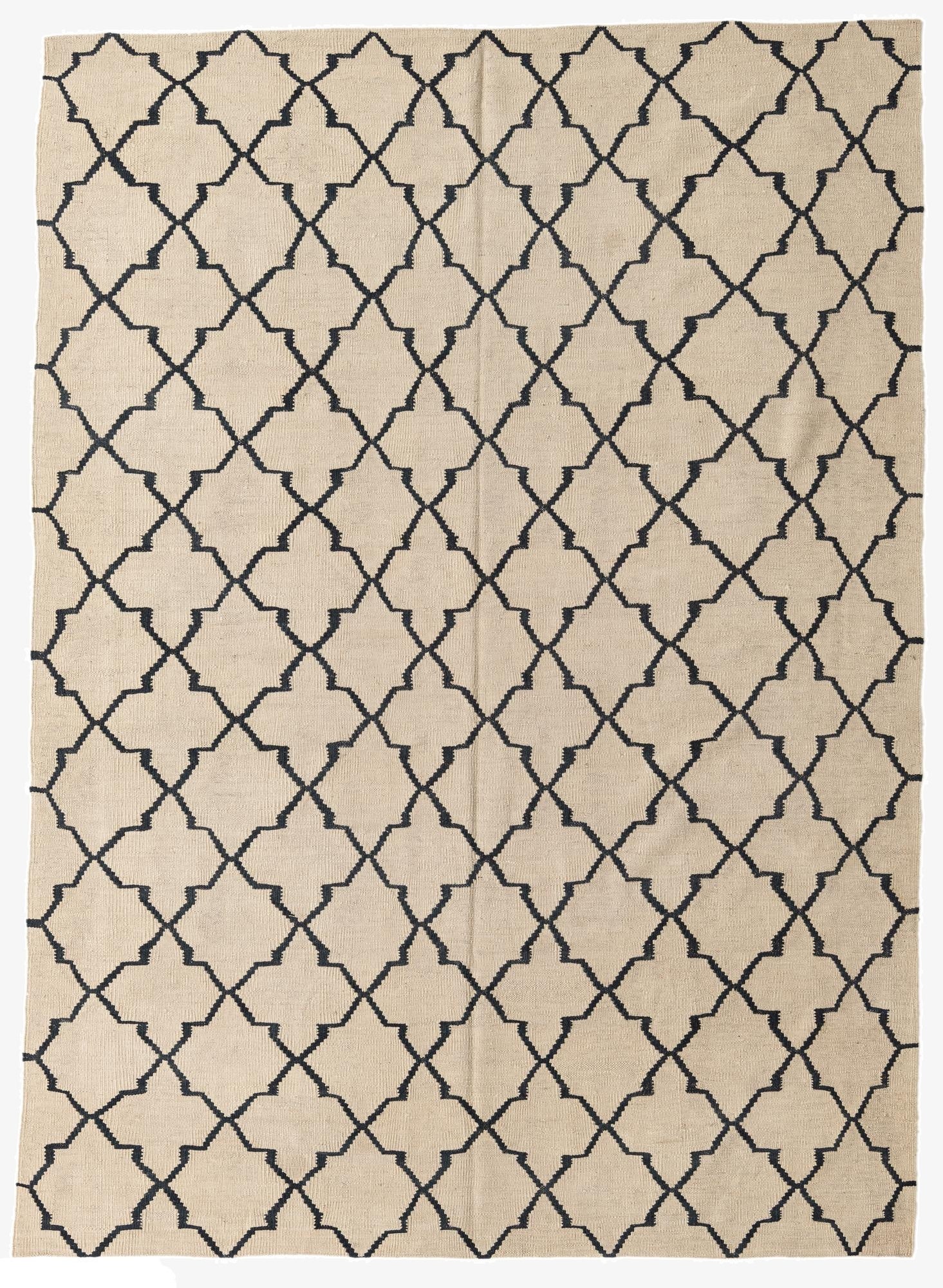 5' 10 x 8' 1  Hand Woven Kilim Modern Wool Rug
