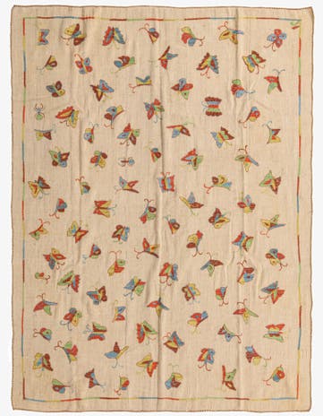 5' 10 x 7' 9 Hand Woven Kilim Modern Wool Rug