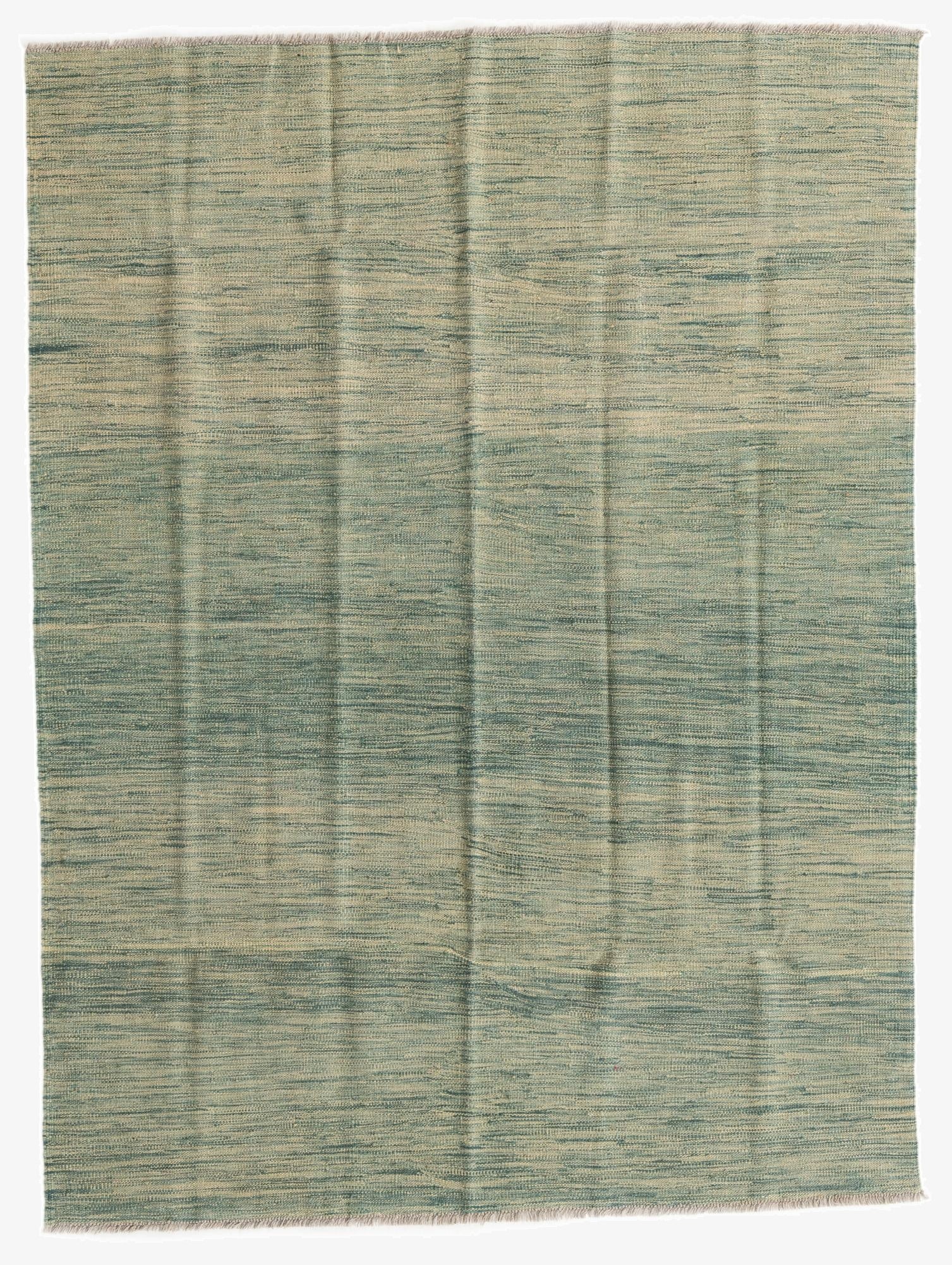 5' x 6' 6  Hand Woven Kilim Modern Wool Rug